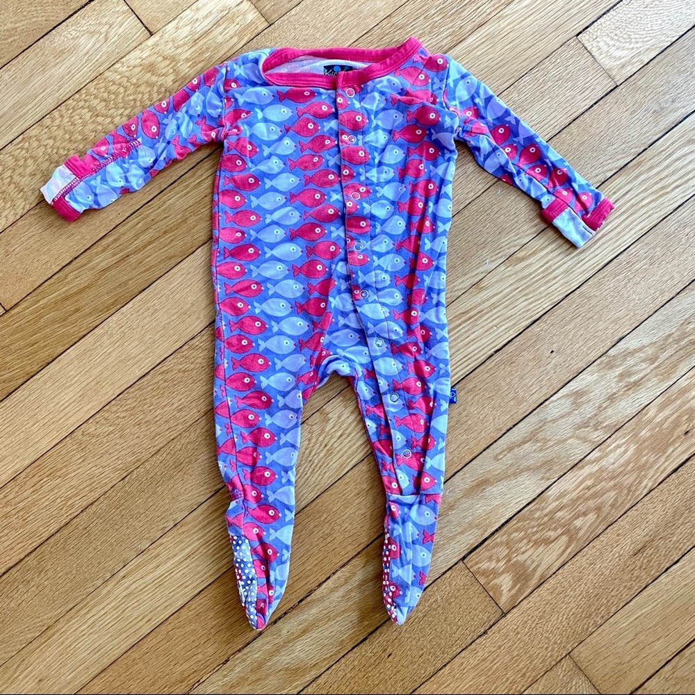 Kickee Pants Footie Pajamas 3-6 months
